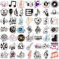 50Pcs Music Stickers For Water Bottles Vinyl Musical Note Stickers For Kids Waterproof Music Stickers For Laptop Guitar Hydrofla