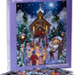 Vermont Christmas Company Midnight Mass Jigsaw Puzzle 1000 Piece 30'X24' - Puzzle For Adults - Fully Interlocking Pieces - Unique, Randomly Shaped Pieces