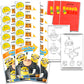 Minions Party Favor Play Packs - Bundle with 15 Minions Despicable Me Gru Activity Packs with Coloring Book, Stickers, Loot Bags