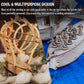 3D Airship Model Wood Laser Cut Hot Air Balloon With 1' Grids Fantasy Aerial Combat Terrain Map For D&D, Pathfinder, Warhammer And Other Tabletop Rpg