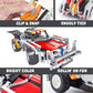 Stem Remote Control Car Building Toy Set For Kids 2 In 1 Snap Together Model Cars Kit To Build With 326 Pieces Cool Engineering Project Best Birthday Gifts For Boys Age 7-12 + Years Old