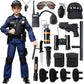 Spooktacular Creations Police SWAT Costume for Kids, X-Large (12-14 yrs), Blue, Polyester, Perfect for Halloween and Themed Parties