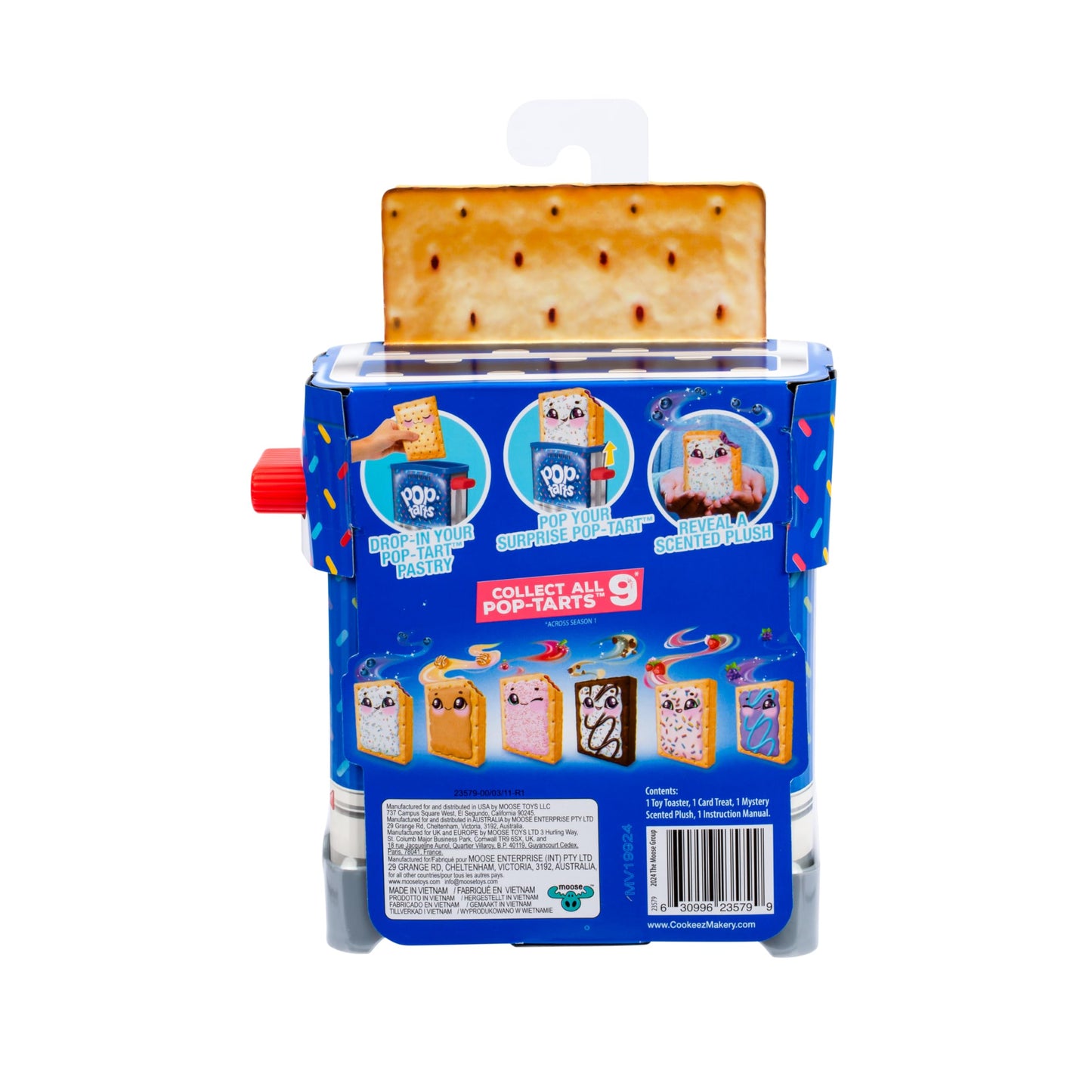 Cookeez Makery Pop-Tarts Toasty Treatz Toaster With Scented Plush, Make A Soft & Squishy Surprise Pop-Tart Plush Friend, Pop In