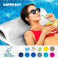 TRC Recreation Sunsation 1.75  Thick Vinyl Coated Foam Swimming Pool Float Mat mature-themed Lounger with Built-In Roll Pillow  White