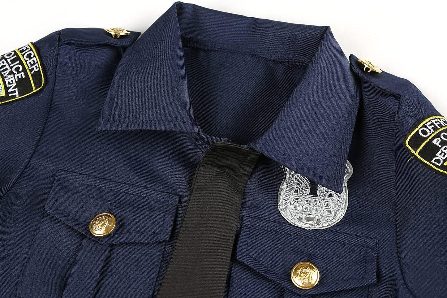 Neilyoshop Kids Police Cop Costume For Boys Police Office Costume Halloween Cosplay Party