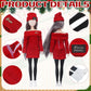 Geyoga 3 Set 12 Pcs Winter Doll Clothes And Accessories Doll Suit Doll Pants Shoes Winter Sweater Outfits, Dolls Are Not Included(Red, Green, Black,12 Inch)