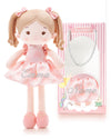Personalized Soft Baby Doll Toys for Girls (16''), My First Birthday Gift, Christmas Dolls, Baby Rag Doll Plush Toys for Toddler