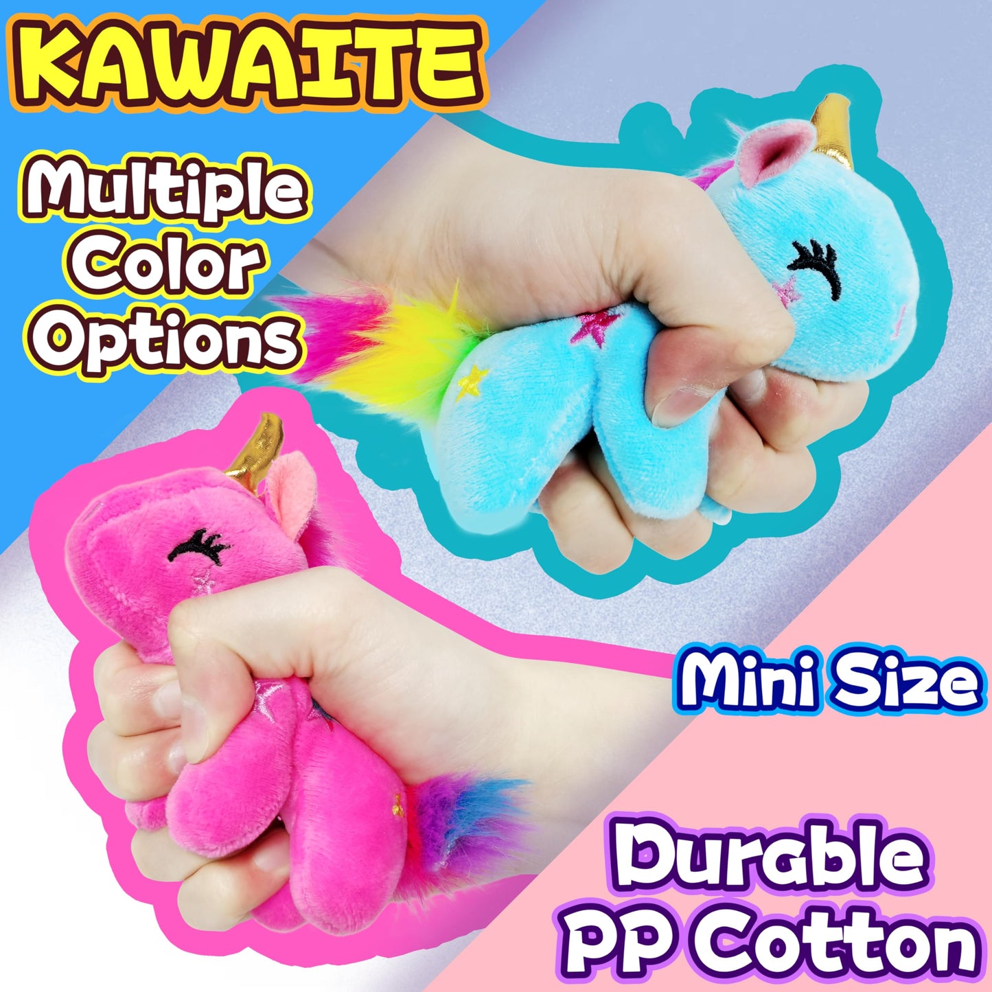 Pink Unicorn Stuffed Animals For Girls And Boys, Cute Unicorn Plush Toys Keychain, Soft And Fun Mini Plush Toy, Small Stuffed An
