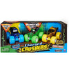 Monster Jam Charged Crushers 3-Pack - 1:64 Scale, Plastic, Grave Digger, Son-Uva Digger, Earth Shaker, Model 6053858