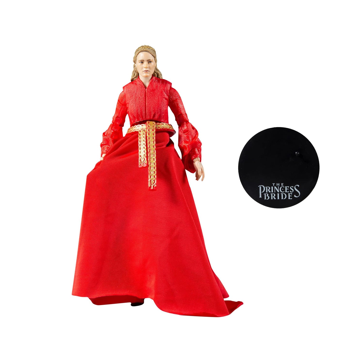 McFarlane Toys Princess Buttercup 7" Action Figure - Red Dress, Plastic, Multicolored, Model 12321