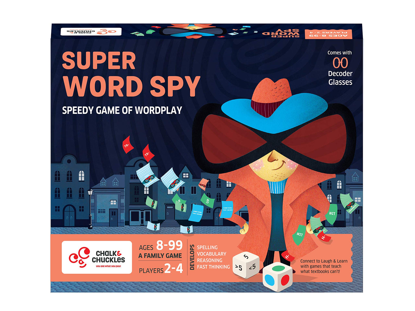 Chalk And Chuckles Super Word Spy - Word Games For Kids, Adults Age 8-99, Fun For Family Game Night, Educational Board Game, Gif