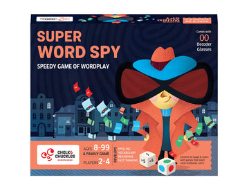 Chalk And Chuckles Super Word Spy - Word Games For Kids, Adults Age 8-99, Fun For Family Game Night, Educational Board Game, Gif