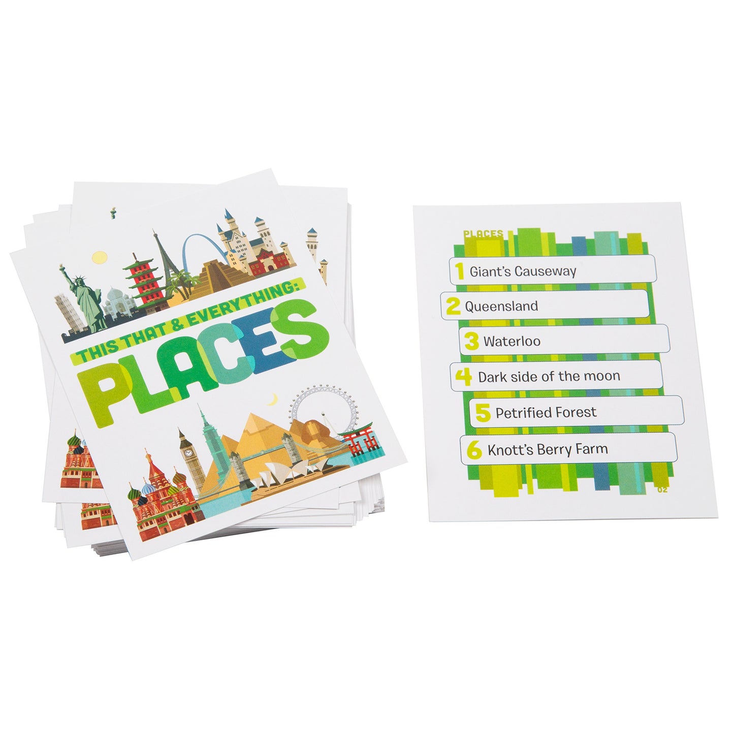 Outset Media This That And Everything: Places – Travel Sized Trivia Party Game For 4 Or More Players Ages 12 And Up