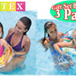 Intex Ocean Reef Transparent Swim Rings Dinosaurs,Mermaid Andbeach Gift Set Bundle-3 Pack