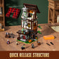 Funwhole Medieval Forge-House Lighting Building-Bricks Set - Blacksmith Kit Collectible Display Led Light Building Sets 1595 Pcs For Adults And Teen