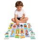 Funbizz Animal Matching Puzzle Cards For Kids | 16 Animals, 48 SelfCorrecting Jigsaw Pieces Montessori Educational Learning Toy