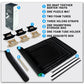 Pohxev Jigsaw Puzzle Mat Roll Up - Portable 48x30.7 for 2000 Pieces, Non-Slip Rubber Bottom, Includes 6 Sorting Trays & Storage Bag,