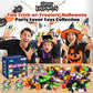 WESAYEE 338 PCS Halloween Party Favors for Kids - 24 Pack Halloween Goodie Bags Stuffer With Glove Treat Bags Fillers, Small Gif