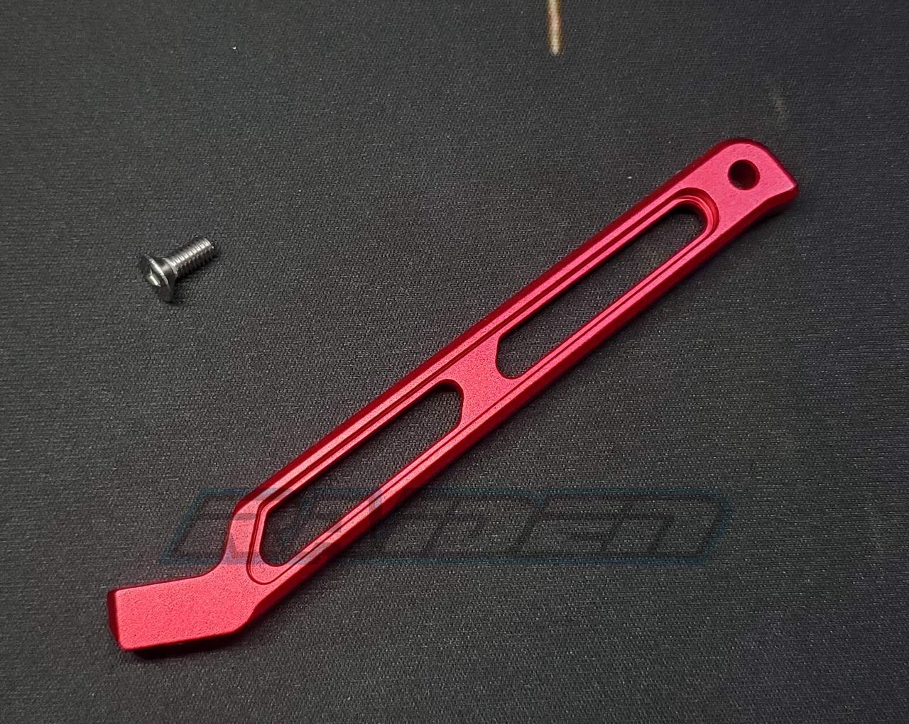 Aluminum Alloy Rear Chassis Brace Link for Arrma 1/8 SENTON Typhon - RED