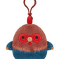 Squishmallows Clip On Brown And Blue Rooster 9Cm