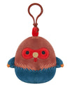 Squishmallows Clip On Brown And Blue Rooster 9Cm