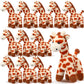 Blueweenly 12 Pcs Giraffe Stuffed Animal Bulk 6'' Stuffed Giraffe Plush Toy Soft Safari Plush Zoo Wild Animal Party Decoration Cute Tiny Keychains for Back to School Kid Girl Boy Birthday Forest Party