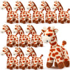 Blueweenly 12 Pcs Giraffe Stuffed Animal Bulk 6'' Stuffed Giraffe Plush Toy Soft Safari Plush Zoo Wild Animal Party Decoration Cute Tiny Keychains for Back to School Kid Girl Boy Birthday Forest Party