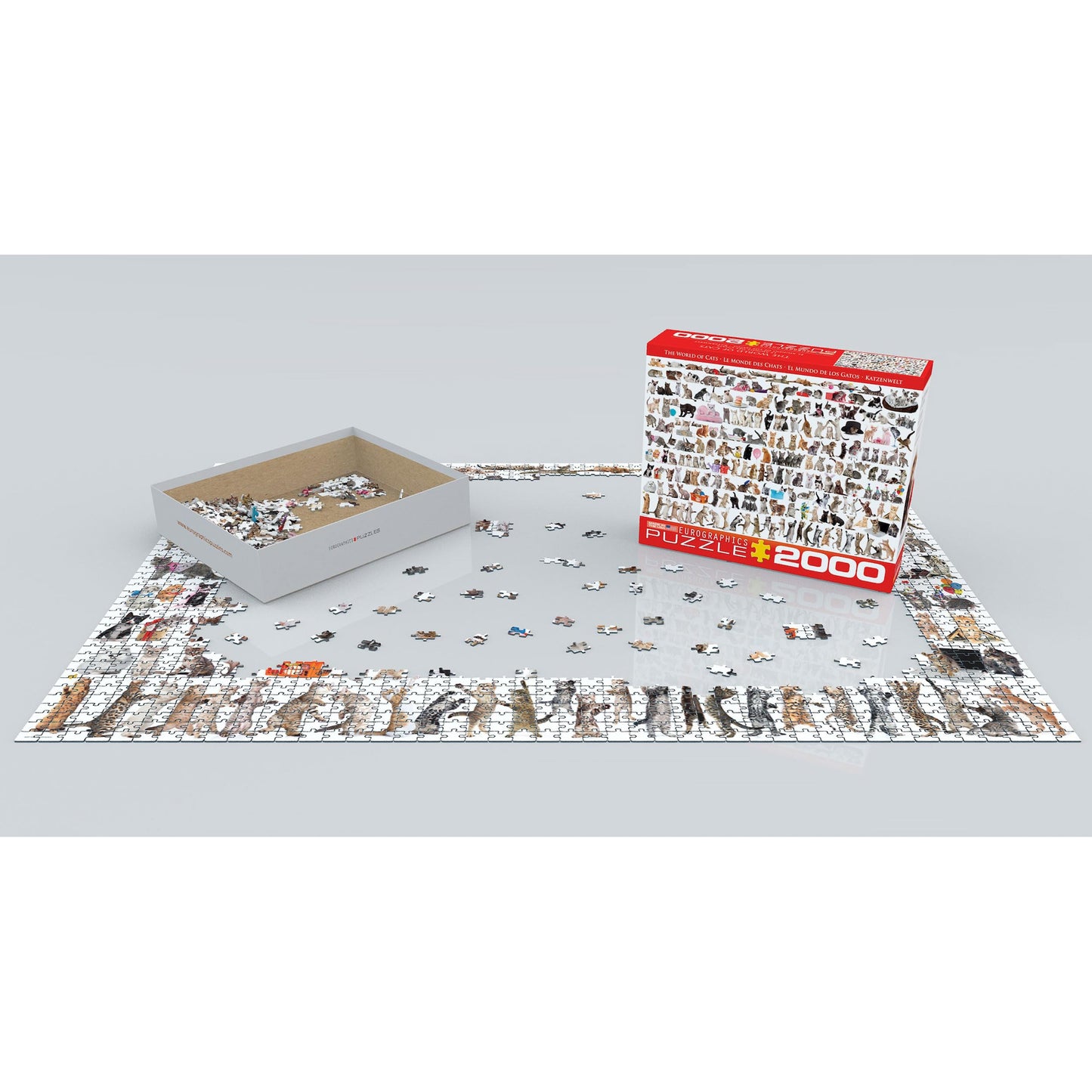 Eurographics The World Of Cats Puzzle (2000-Piece) (8220-0580)