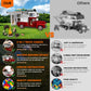 Zylvoxia Camper Van Buliding Block for Adults, 2 in 1 Include Camper Rvs and Farm Pick-up Trucks Building Block Gift for Teens a
