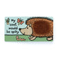 Jellycat If I Were A Hedgehog: A Baby Touch And Feel Board Book Children'S Book - Baby Gift