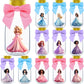 Ethisa 12 Pack Princess Party Favors - Diy Candy Jars With Ribbons And Stickers - Party Decoration Bottles For Birthday, School