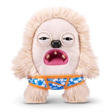 Fuggler Vacay Vibes By Zuru, Funny Ugly Monster, Plush, Collectible, Toy (Hedge Grog - Cream)