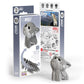 Eugy Wolf 3D Puzzle, 24 Piece Eco-Friendly Educational Toy Puzzles For Boys, Girls & Kids Ages 6+