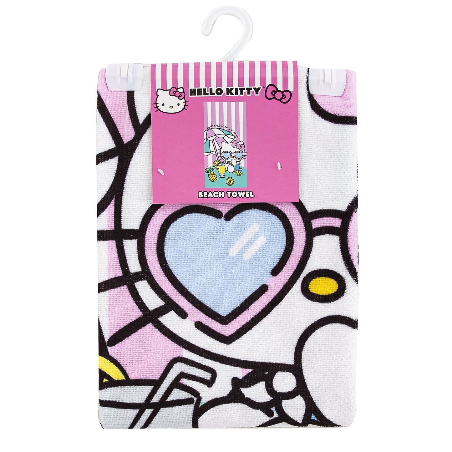Hello Kitty Umbrella Drink 30 X 60 Inch Beach Towel