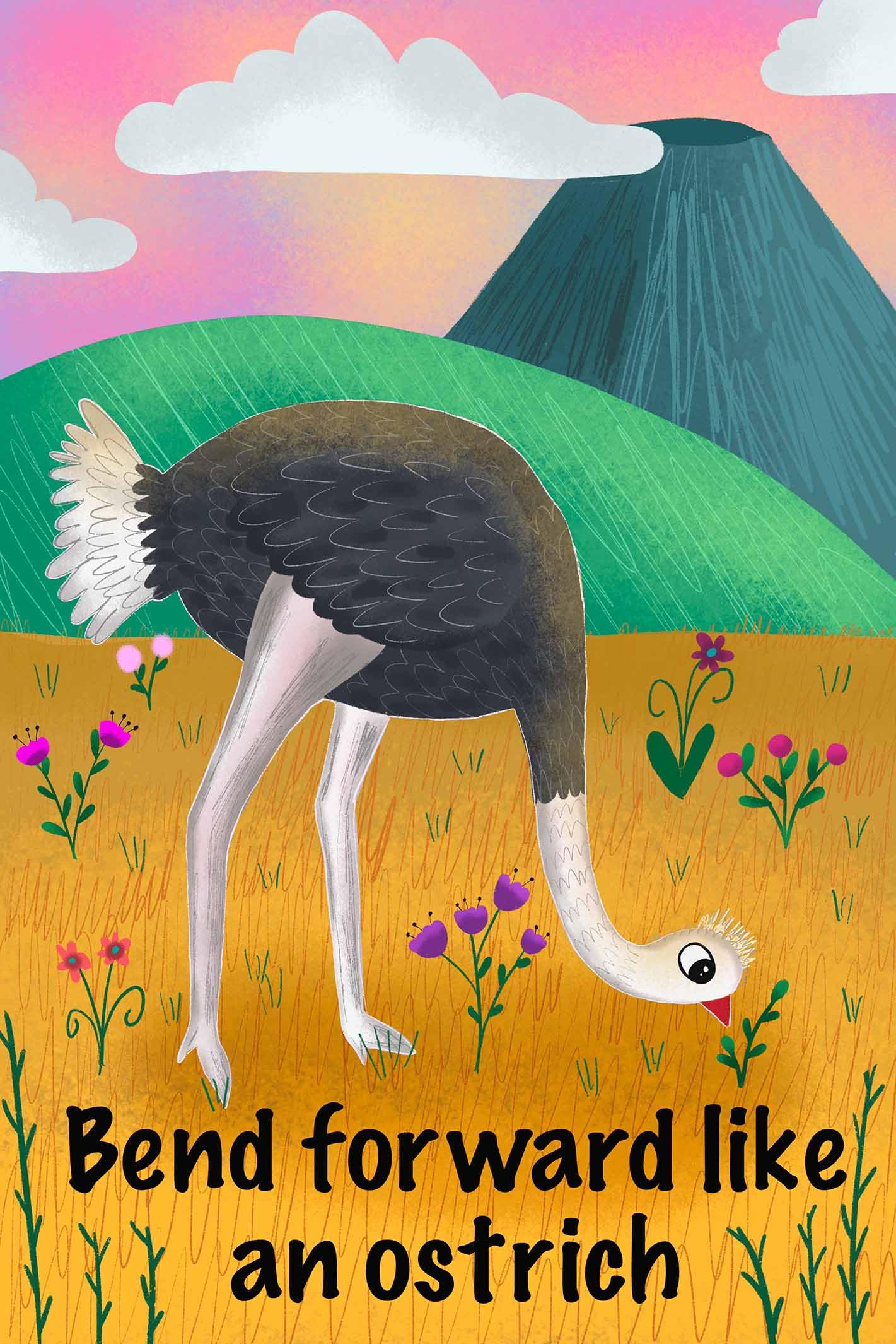 Creative Mango. Animal Action Cards. 25 Cards. Movement Game For Kids.