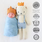Cuddle + Kind Sebastian The Lamb Little 13'' Hand-Knit Doll - 1 Doll = 10 Meals, Fair Trade, Heirloom Quality, Handcrafted In Pe