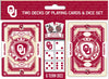 Masterpieces Game Day - NCAA Oklahoma Sooners 2-Pack Playing Cards & Dice Pack - Officially Licensed Set for mature-themeds and Family