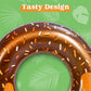 Joyin Donut Pool Float With Glitters 32.5” (3 Pack), Funny Tube Toys For Swimming Pool Party And Donut Party Supplies