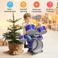 Kids Drum Set 5 Piece Toddlers Jazz Drum Kit With Stool Musical Instrument Toys For 3 4 5 6 7 Year Old Boys Girls Birthday Gift
