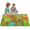 Oriate Kids Toy Dream Mat Happy Farm Activity Playmat, Parent-Child Interaction Game Rug, Ideal Children'S Educational Floor Mats For Bedroom Playroom Play And Learn 552-F