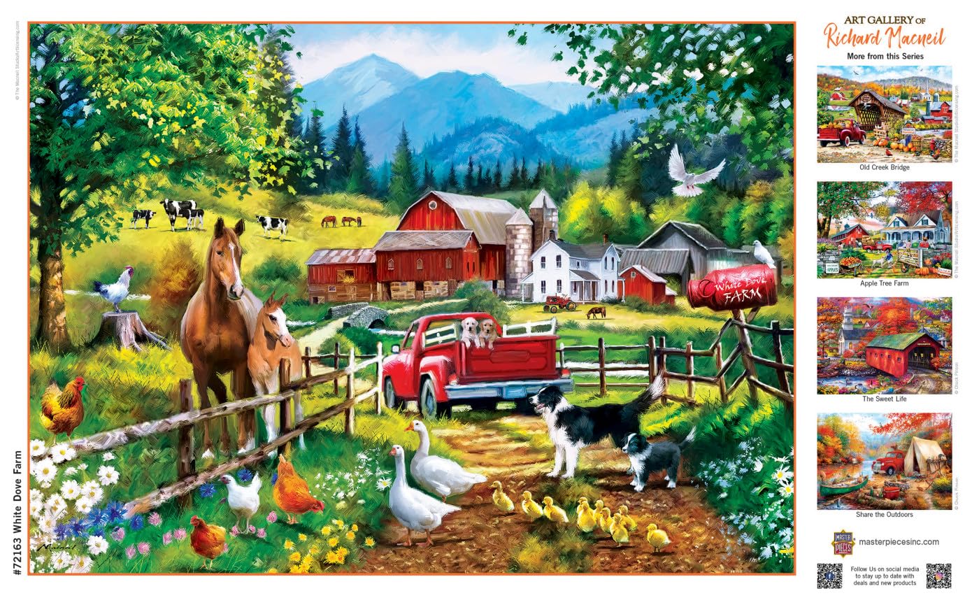 White Dove Farm 1000 Pc