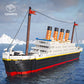 Rsdhfly Titanic Model Building Blocks Set,1288 Pieces Titanic Cruise Ship Model Building Set Toys,A Diy Bricks For Adults And Toys Gifts For Kids