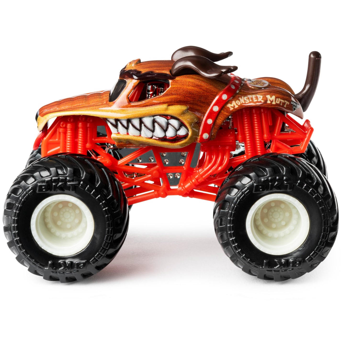 Monster Jam El Toro Loco vs Monster Mutt Monster Truck Duo Pack- True Metal 1:64 Scale Die-Cast Twin Showdown Pack- BKT Tires Wo