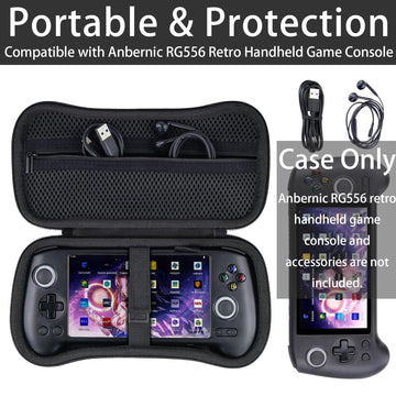 Khanka Hard Travel Case Replacement For Anbernic Rg556 Retro Handheld Game Console,Case Only.