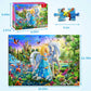 Puzzles For Kids Ages 8-10 6-8 - Princess & Unicorn Puzzle- 200 Piece Jigsaw Puzzles For Kids Ages 10-12 Year Old And Adults.Col