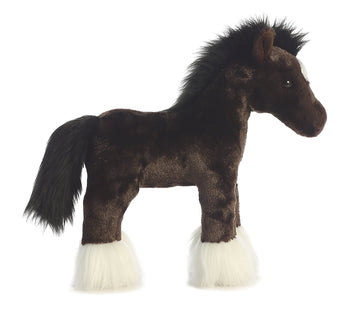 Aurora® Exquisite Western Spirit Stuffed Animal - Playful Interaction - Endless Fun - Brown 12 Inches