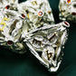 MJDICEOK Hollow Magic Vine Leaf DND Dice Set Metal Dice Set 7 Role Playing Dice D&D Dungeons and Dragons Dice (White + Red Gem)