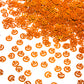 Exquisite Halloween Confetti Small Pumpkin Sequins, Halloween Table Sprinkle (Orange)