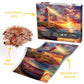 Beach Ocean Lighthouse Puzzle For Adults 1000 Pieces Nature, Summer Sunset Landscape Jigsaw Puzzle, Sailboat Scenery Puzzle
