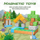 Magnetic Blocks, Magnetic Tiles Building Toys Toddler Toys Stem Sensory Construction Toys For 3 4 5 6 7 8 Year Old Boys & Girls,